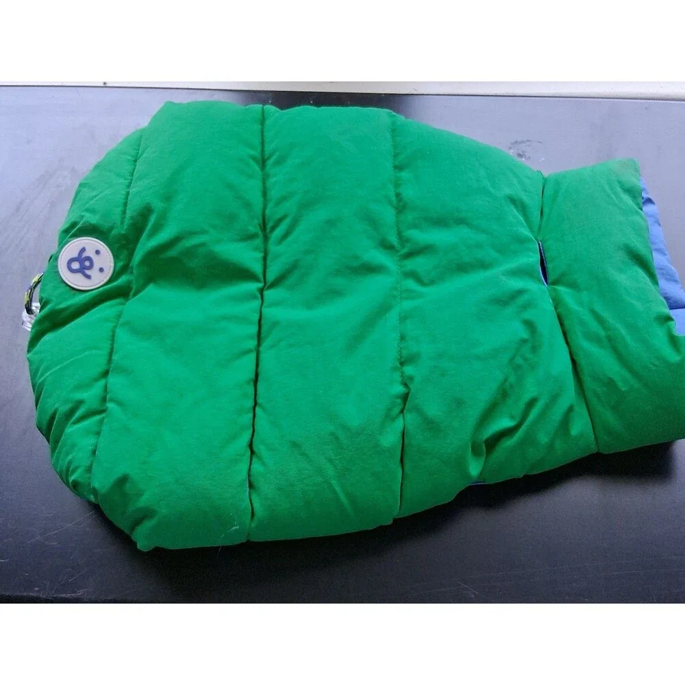 Dog Puffer Jacket Oodles Green Quilted Bubble Hem Small